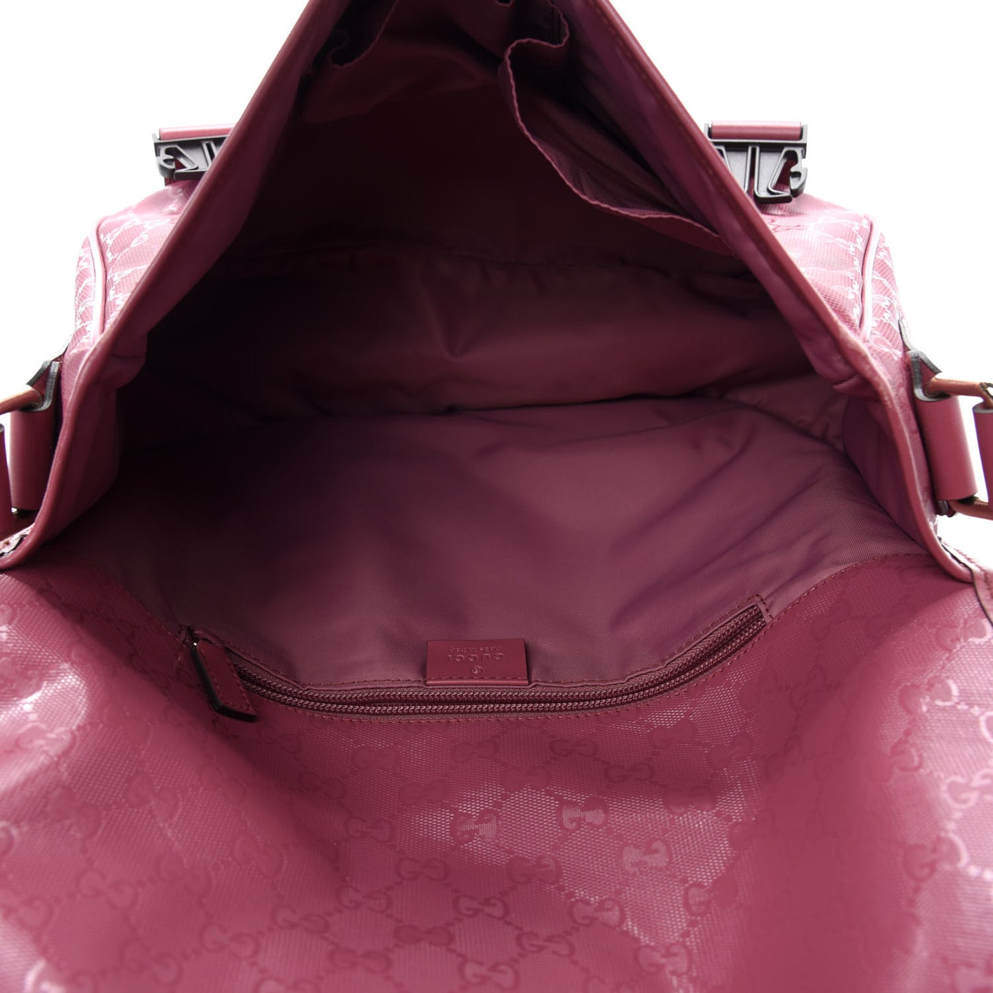 Imprime Monogram Medium Double Buckle Flap Messenger Bag Vintage Rose