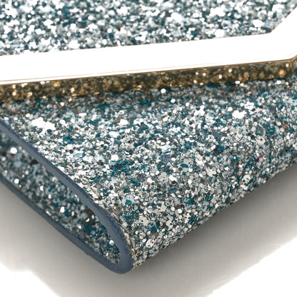 Jimmy Choo Glitter Emmie Clutch Silver 7 of 8