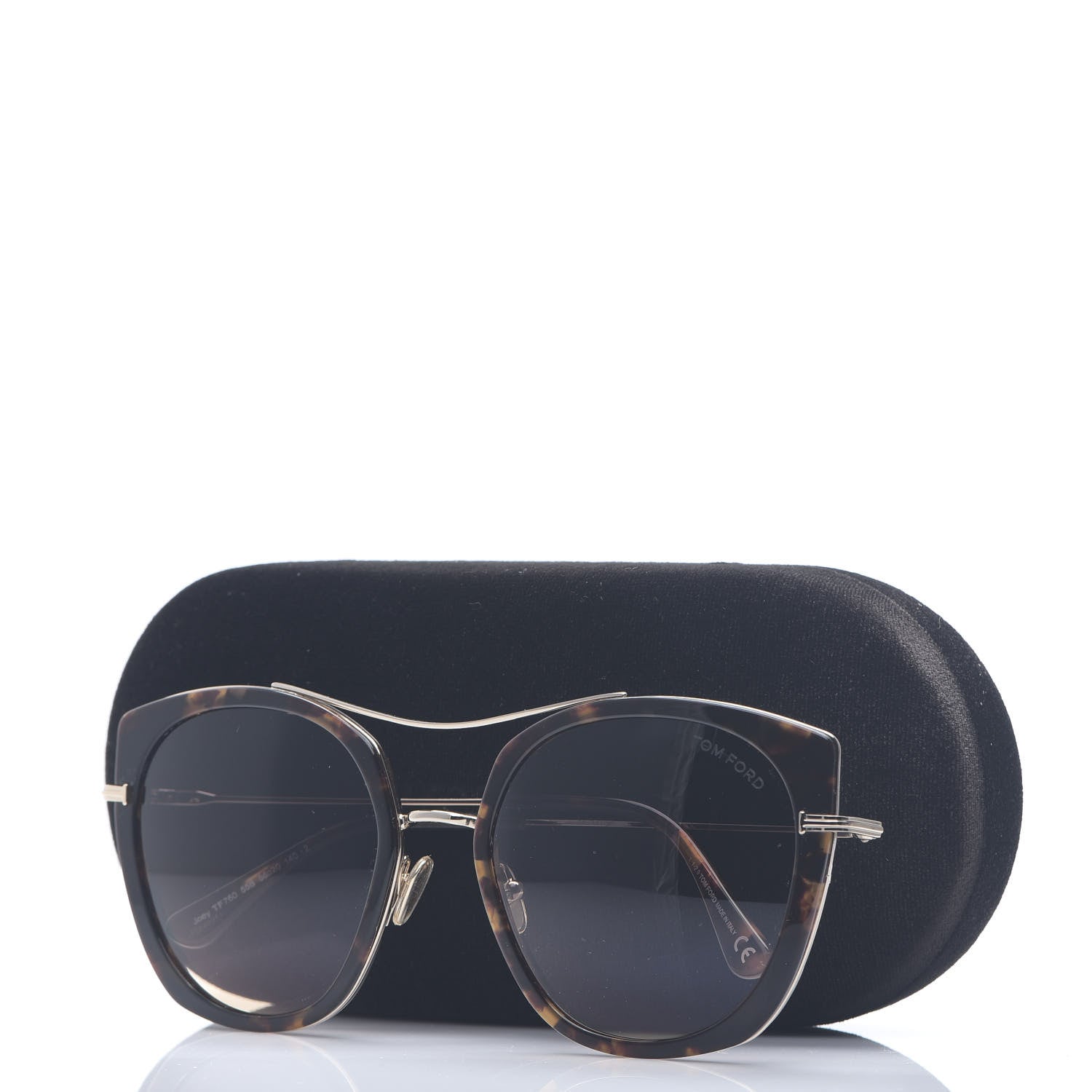 Tom Ford Joey Sunglasses TF760 Dark Havana 7 of 7