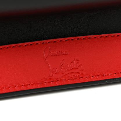 Christian Louboutin Calfskin Loubiblues Paris Clutch Bag Black Multi 12 of 19