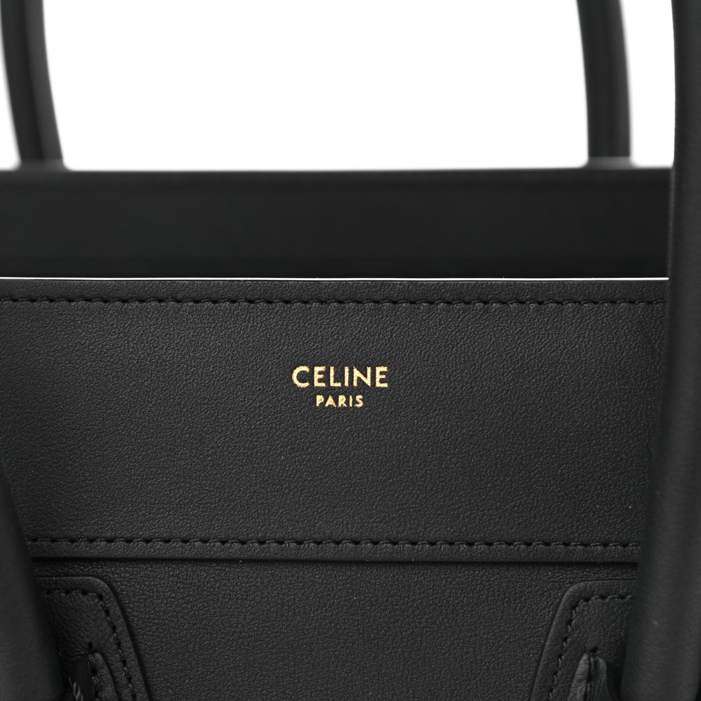 Smooth Calfskin Micro Luggage Black