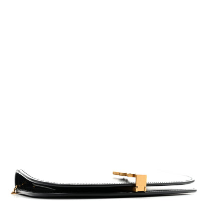 Saint Laurent Box Calfskin Voltaire Wallet On Chain Black 4 of 9
