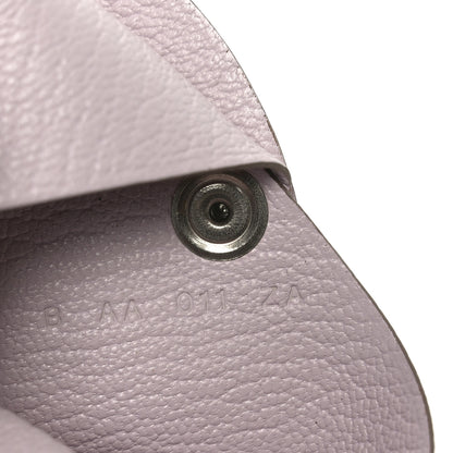 Hermes Chevre Mysore Calvi Card Case Mauve Pale 7 of 8
