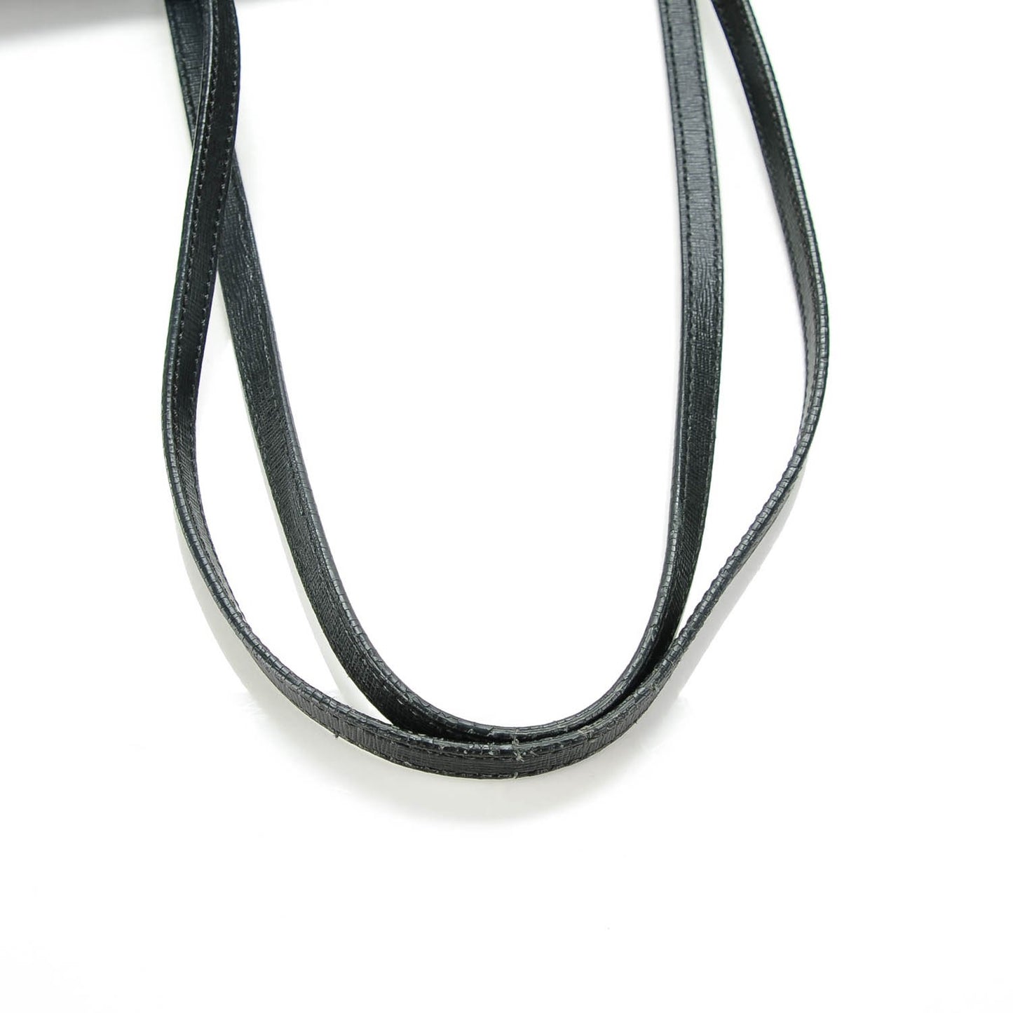 Zucca Vitello Elite Medium Roll Tote Tobacco Black