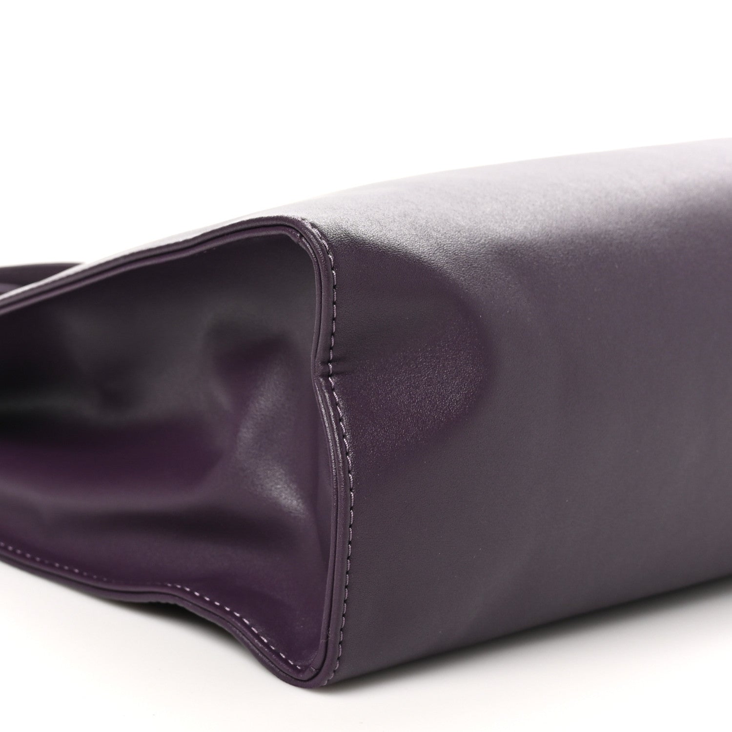 Telfar Vegan Leather Medium Shopping Bag Eggplant 8 of 9
