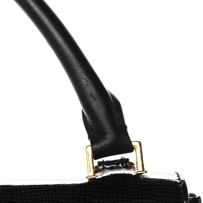 Celine Patent Suede Medium Trapeze Black 20 of 22