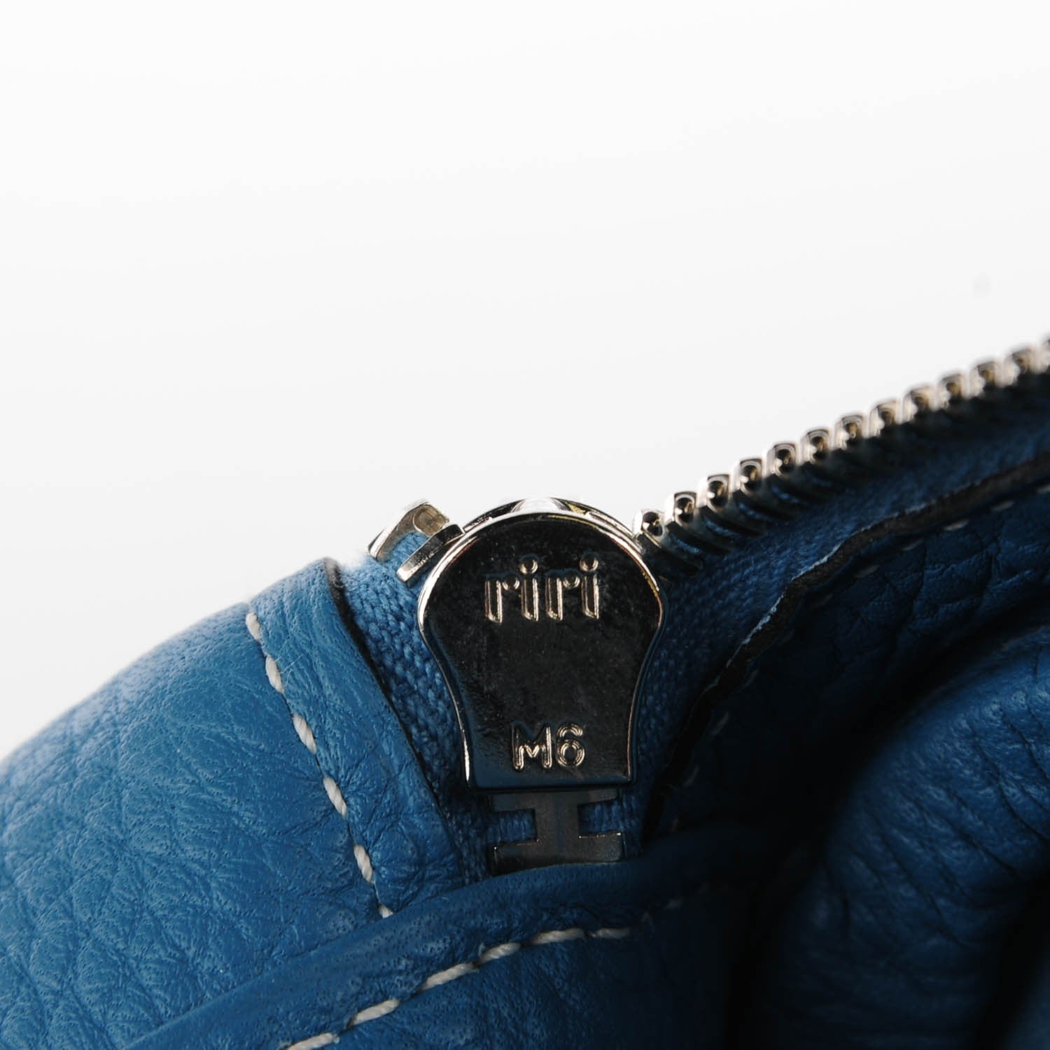 Hermes Taurillon Clemence Lindy 30 Blue Jean 11 of 19