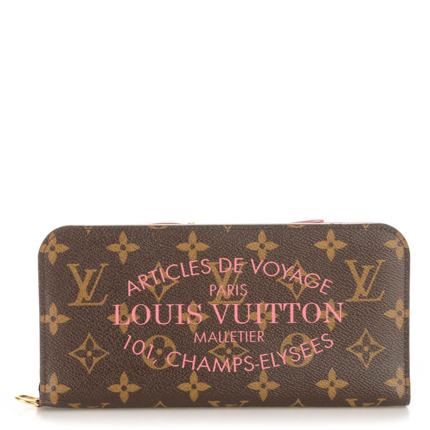 Louis Vuitton Monogram Articles de Voyage Ikat Insolite Wallet Rose Velours 1 of 7