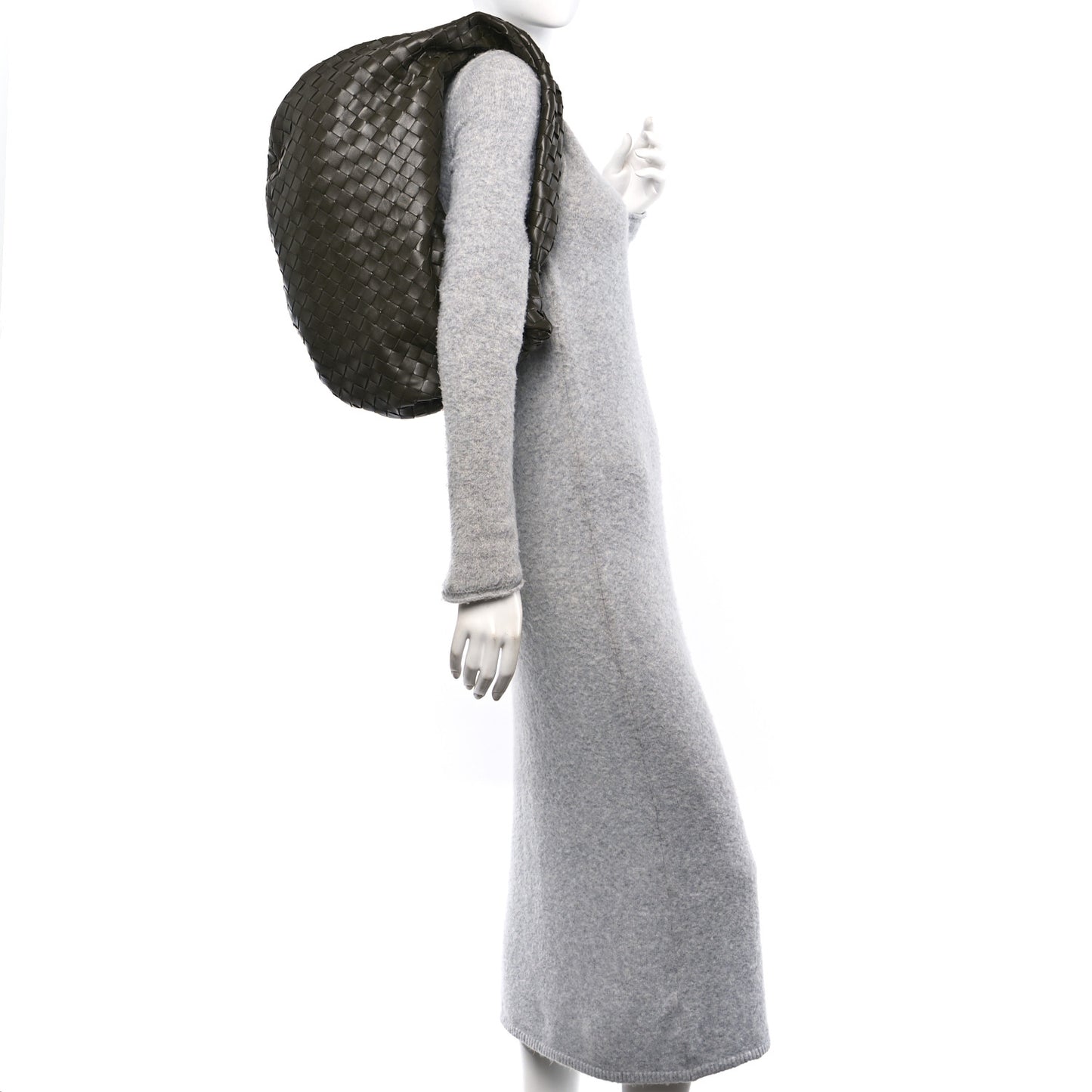 Nappa Intrecciato Small Jodie Kaki