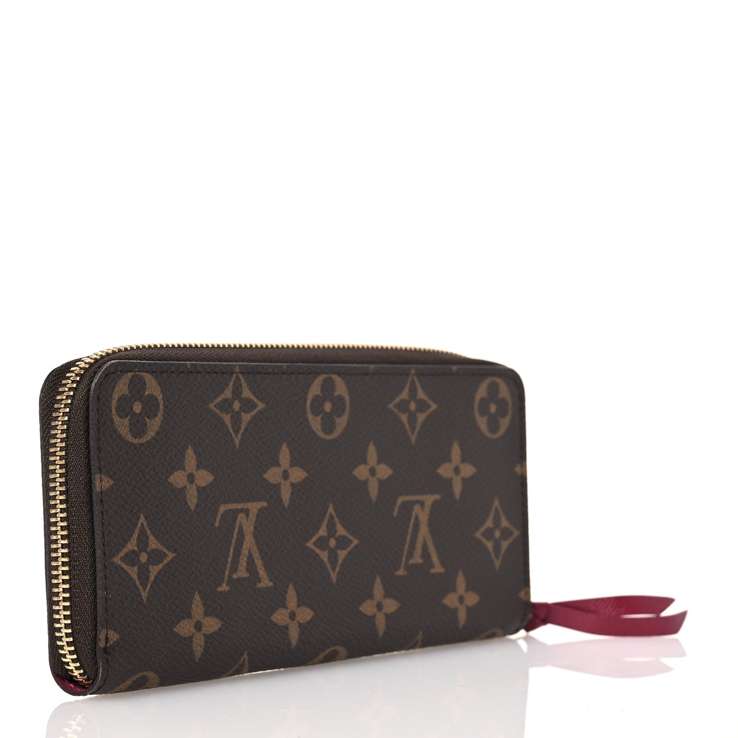 Monogram Clemence Wallet Fuchsia