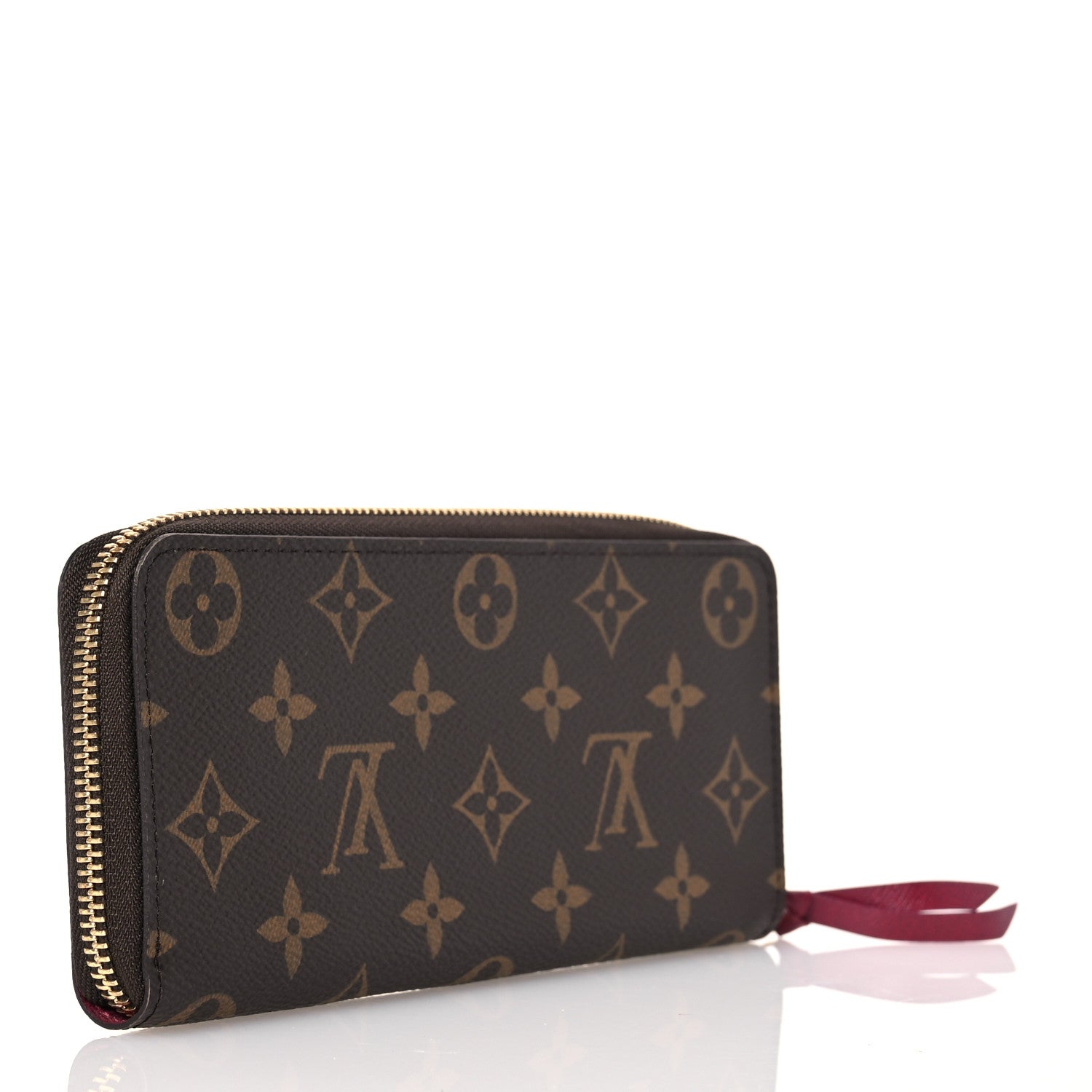 Louis Vuitton Monogram Clemence Wallet Fuchsia 3 of 12