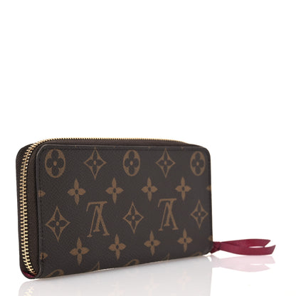 Louis Vuitton Monogram Clemence Wallet Fuchsia 3 of 12