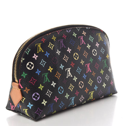 Louis Vuitton Monogram Multicolor Cosmetic Pouch Black Grenade 3 of 6