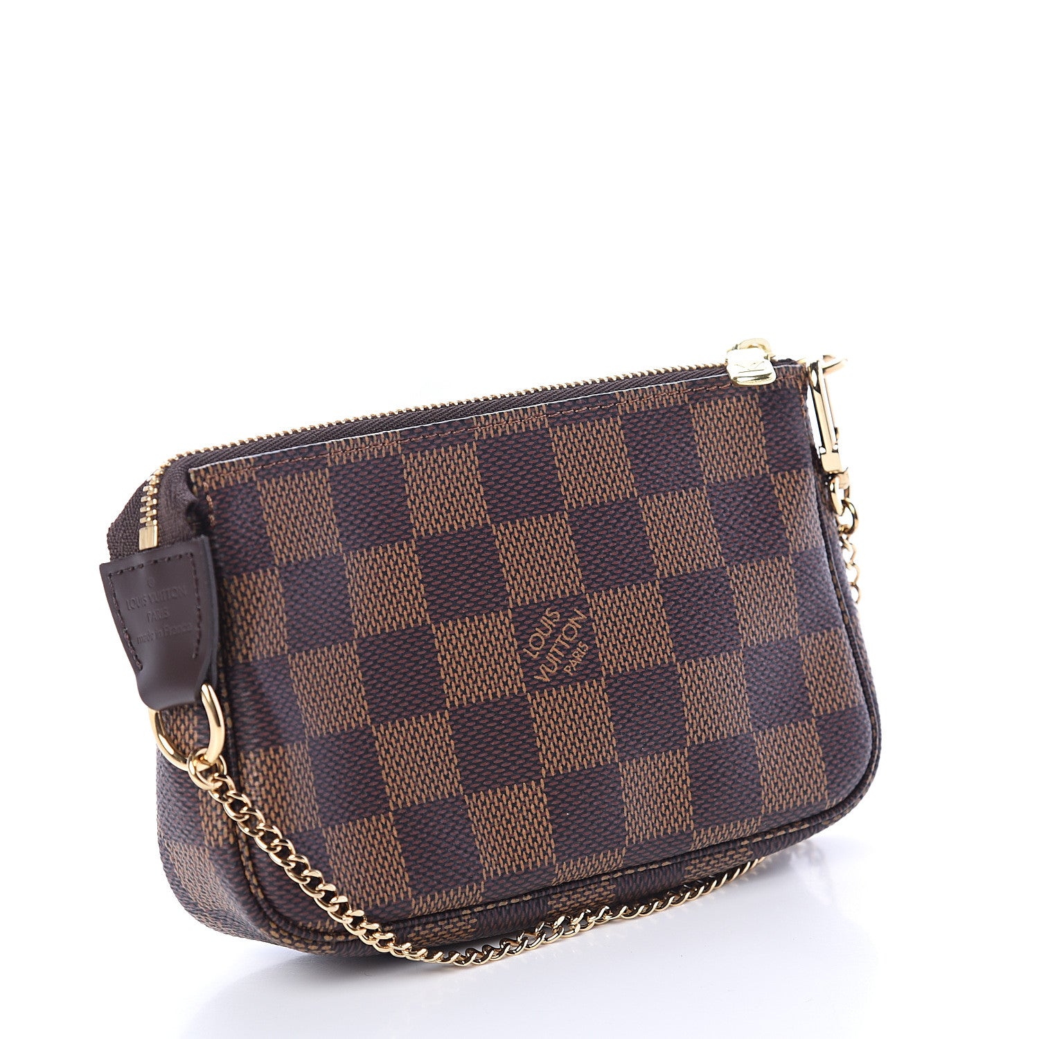 Louis Vuitton Damier Ebene Mini Pochette Accessories 2 of 5