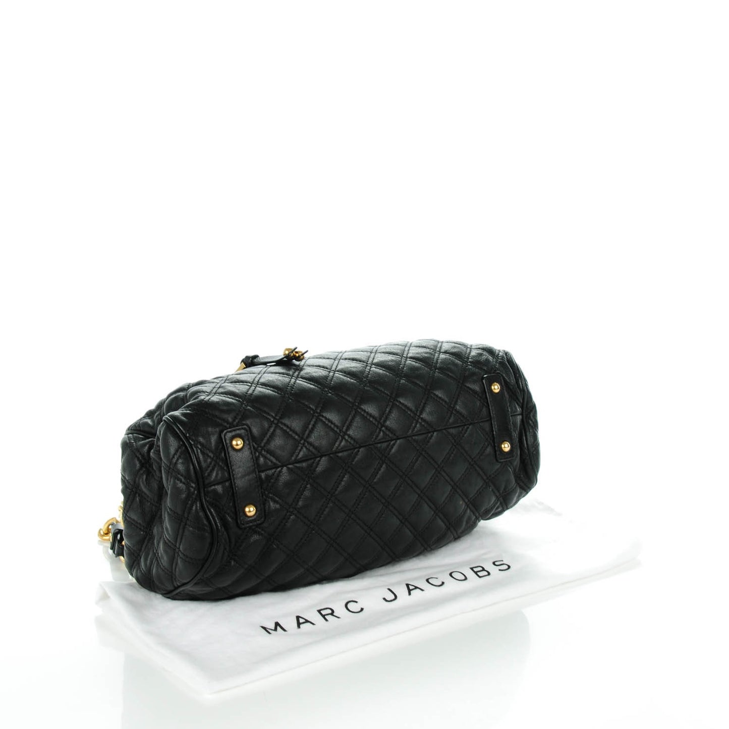 Calfskin Quilted Stam Black