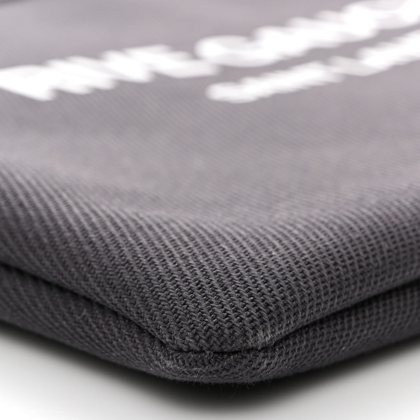 Linen Canvas Rive Gauche Zipped Pouch Black