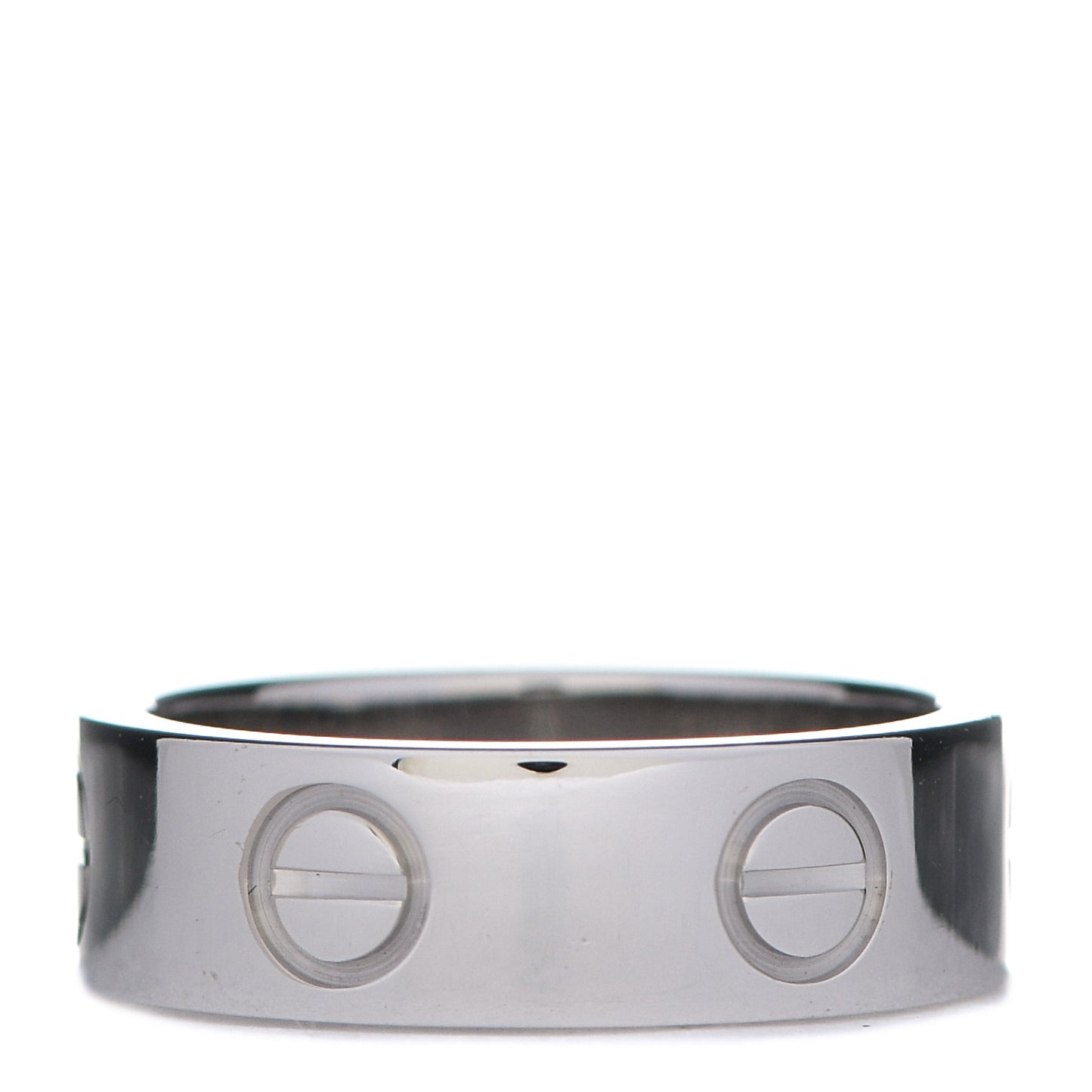 18K White Gold 5.5mm LOVE Ring 49 4.75
