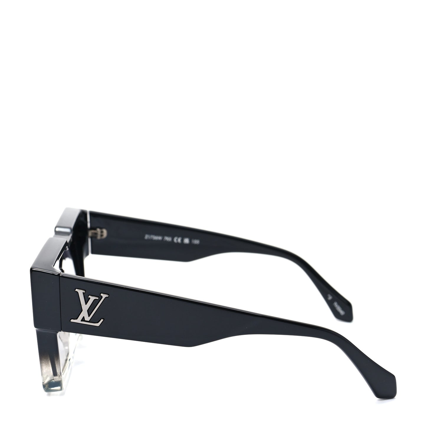 Acetate Swarovski Crystal Cyclone Sunglasses Z1736W Black