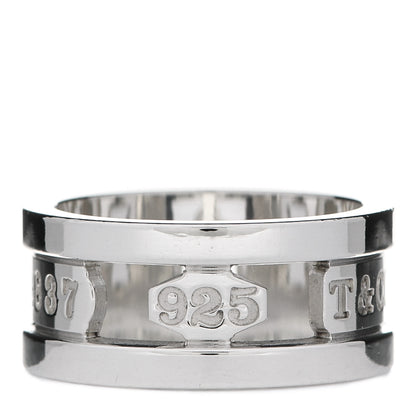 Tiffany Sterling Silver 1837 Elements Ring 54 7 2 of 5