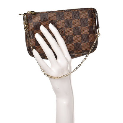 Louis Vuitton Damier Ebene Mini Pochette Accessories 2 of 6