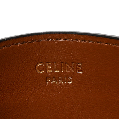 Celine Smooth Calfskin Cuir Triomphe Card Holder Tan 7 of 9