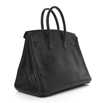 Hermes Chevre de Coromandel Birkin 35 Black 3 of 29