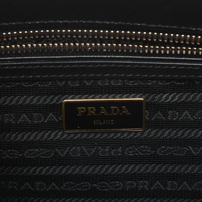 Prada Saffiano Small Galleria Double Zip Tote Black 7 of 9