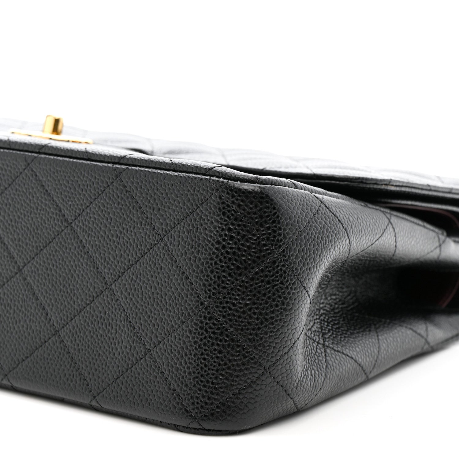 Chanel Caviar Quilted Jumbo Double Flap Black 10 of 12