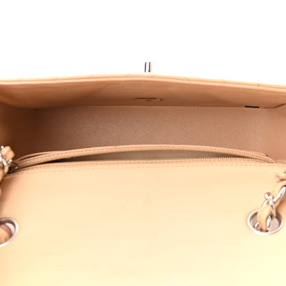 Chanel Patent Chevron Quilted Mini Rectangular Flap Beige 5 of 10