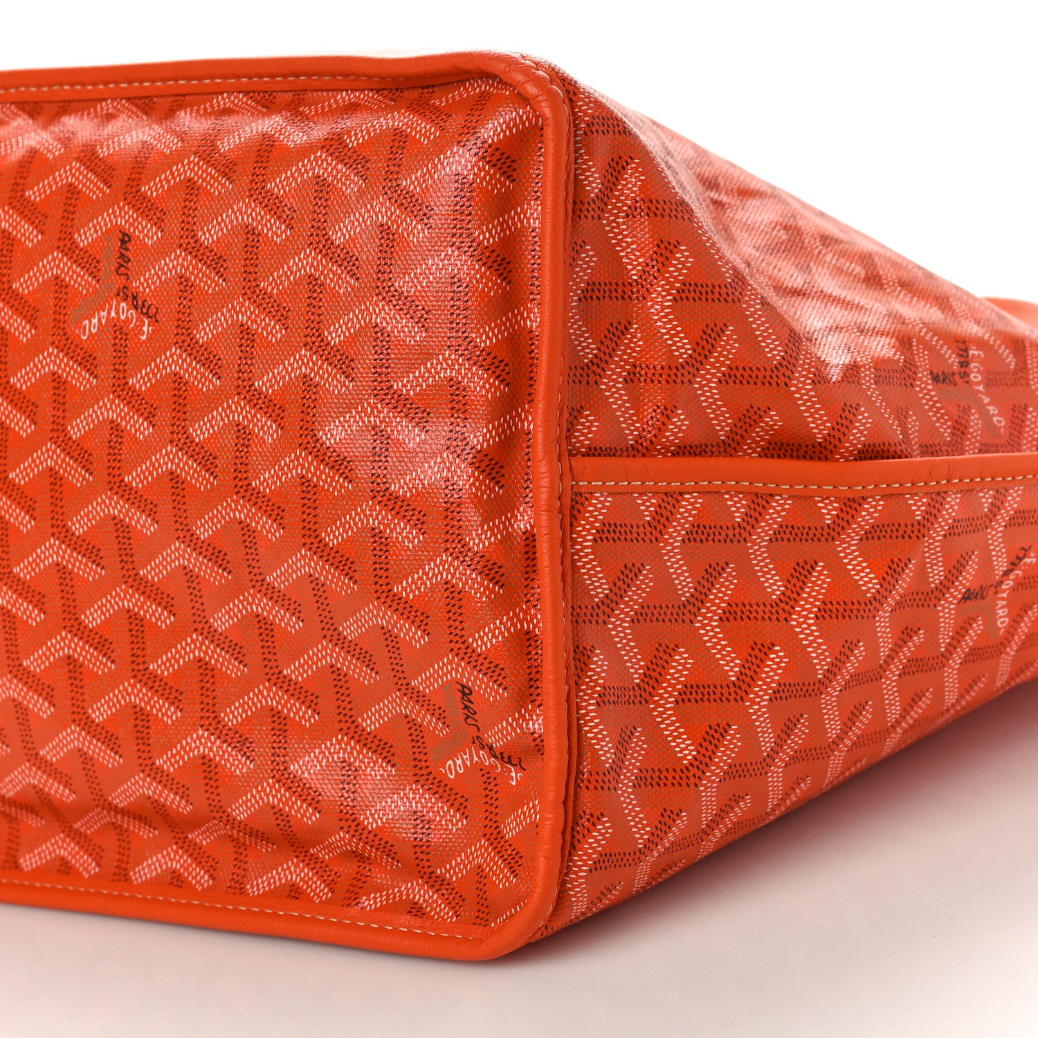 Goyard Goyardine Reversible Anjou GM Orange 9 of 9