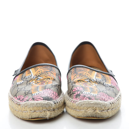 Gucci GG Supreme Monogram Bengal Espadrilles 38 Beige Pink 2 of 8