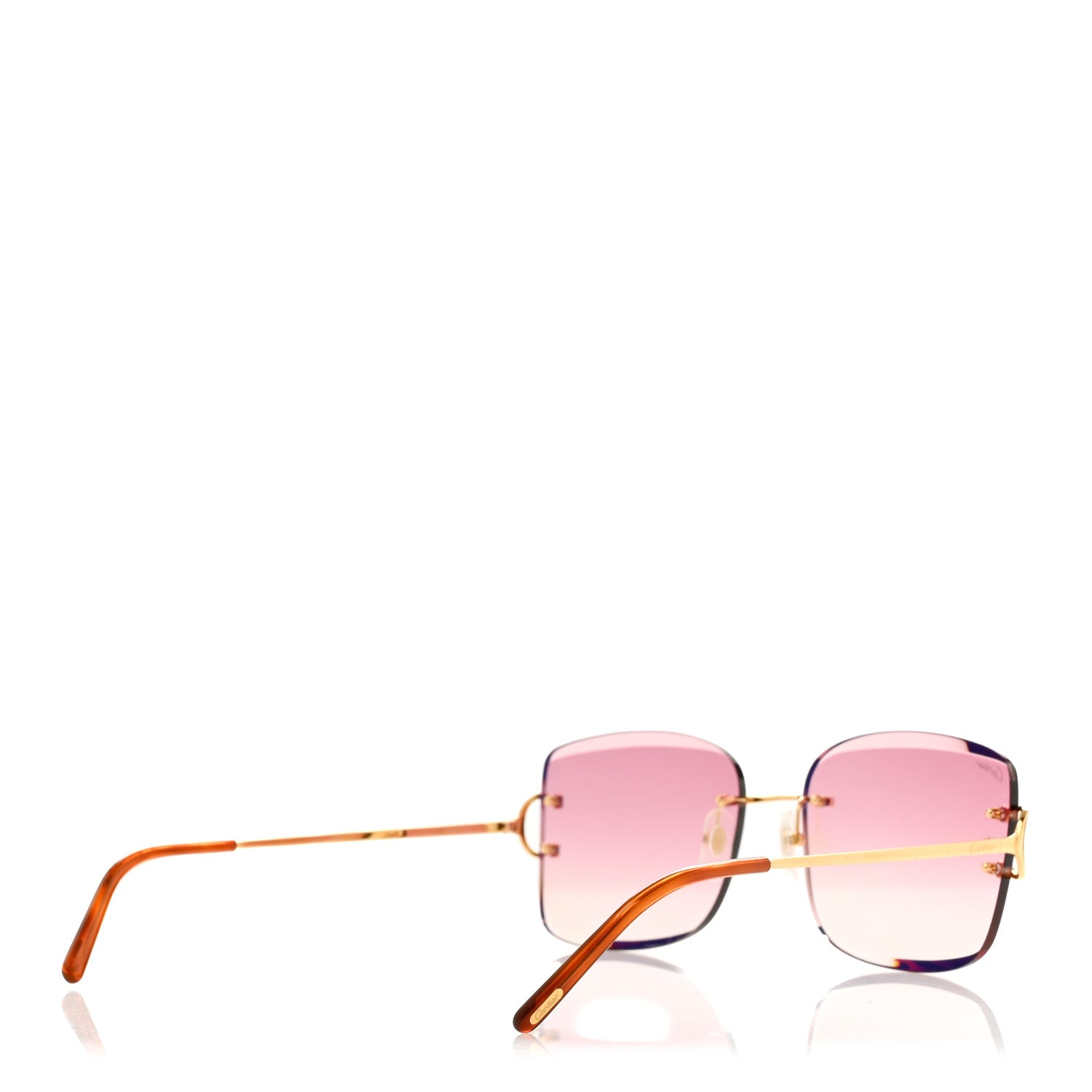 Cartier Metal C Decor CT0037RS Sunglasses Gold 4 of 8