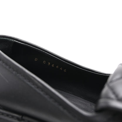 Chanel Lambskin Quilted CC Turnlock Loafers 35.5 Black 9 of 9