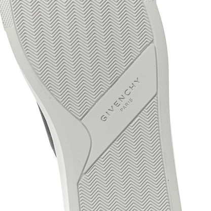 Givenchy Calfskin Band Logo Womens Urban Street Sneakers 40 White Black 6 of 9