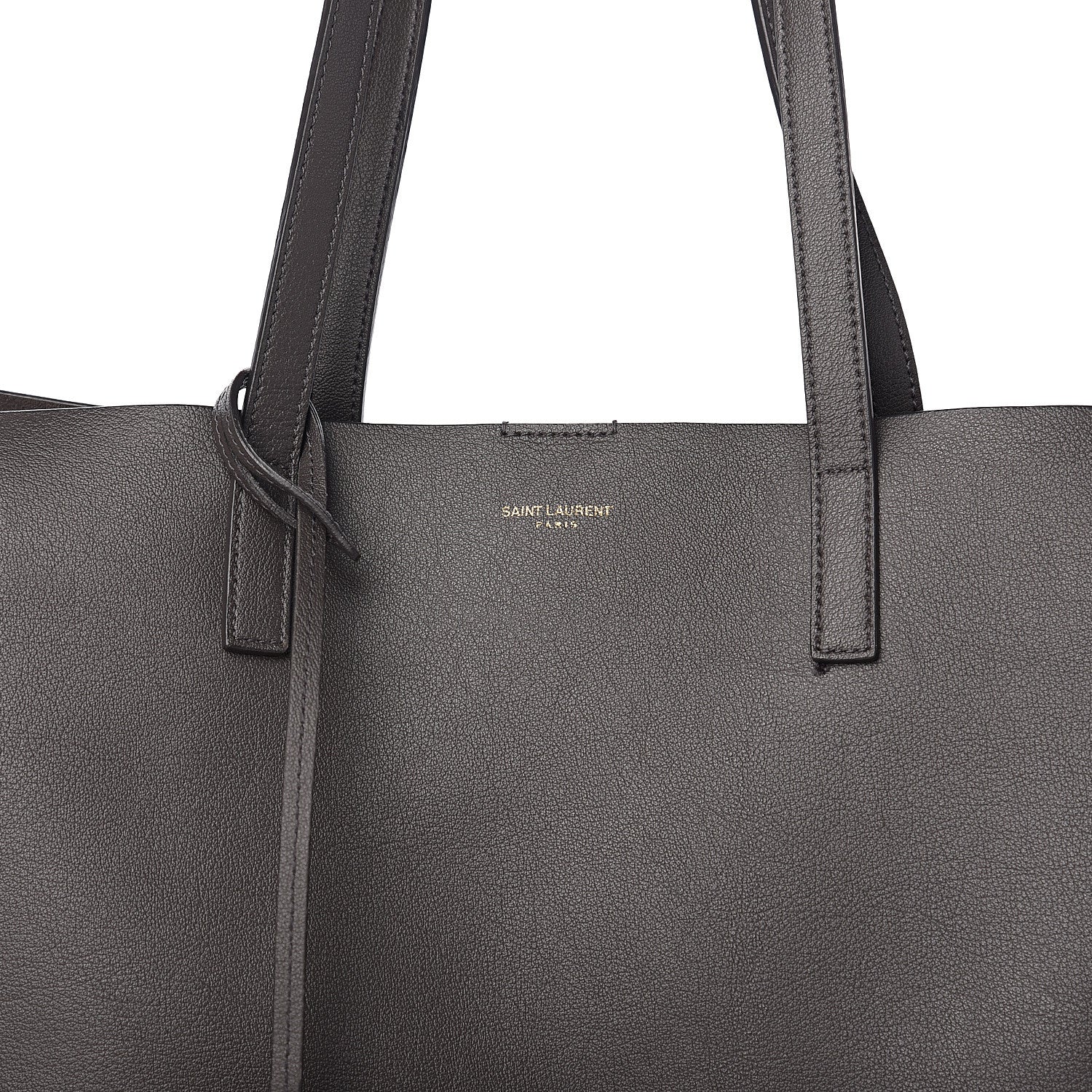 Saint Laurent Calfskin Large Shopping Tote Earth 7 of 9