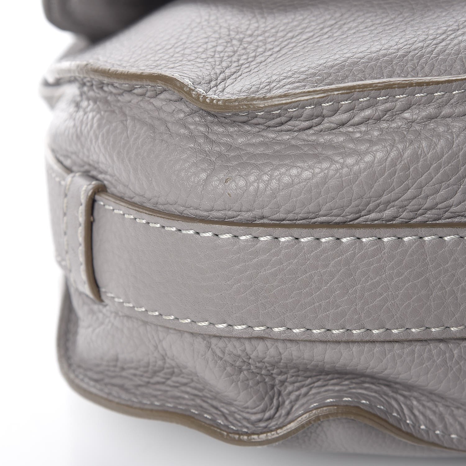Chloe Calfskin Medium Marcie Round Crossbody Bag Cashmere Grey 12 of 12
