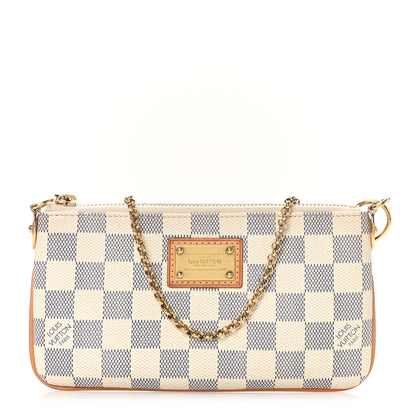 Louis Vuitton Damier Azur Pochette Milla MM 1 of 7