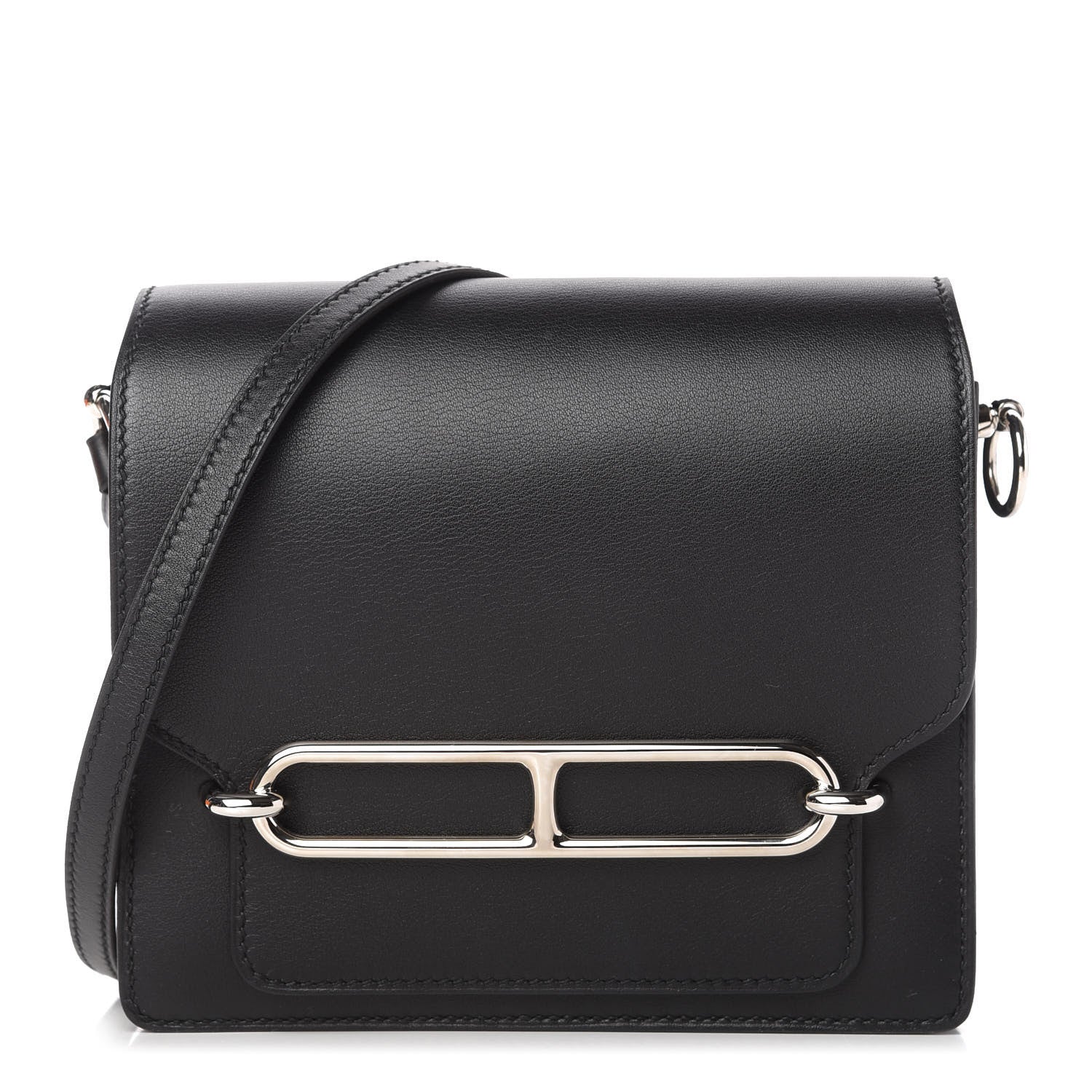 Hermes Swift Mini Sac Roulis Black 1 of 10