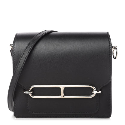 Hermes Swift Mini Sac Roulis Black 1 of 10