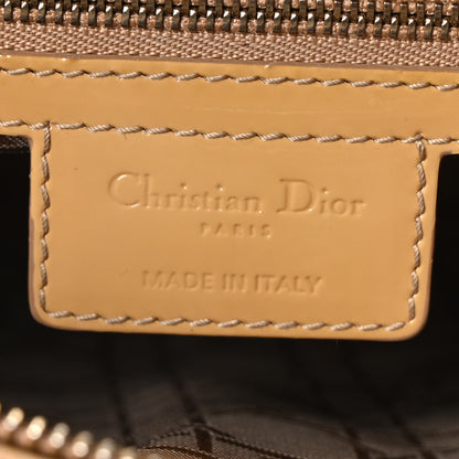 Christian Dior Patent Cannage Large Lady Dior Beige 6 of 10