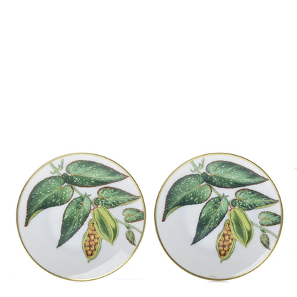 Hermes Porcelain Passifolia Tamaya Dessert Plate Set of 2 1 of 6