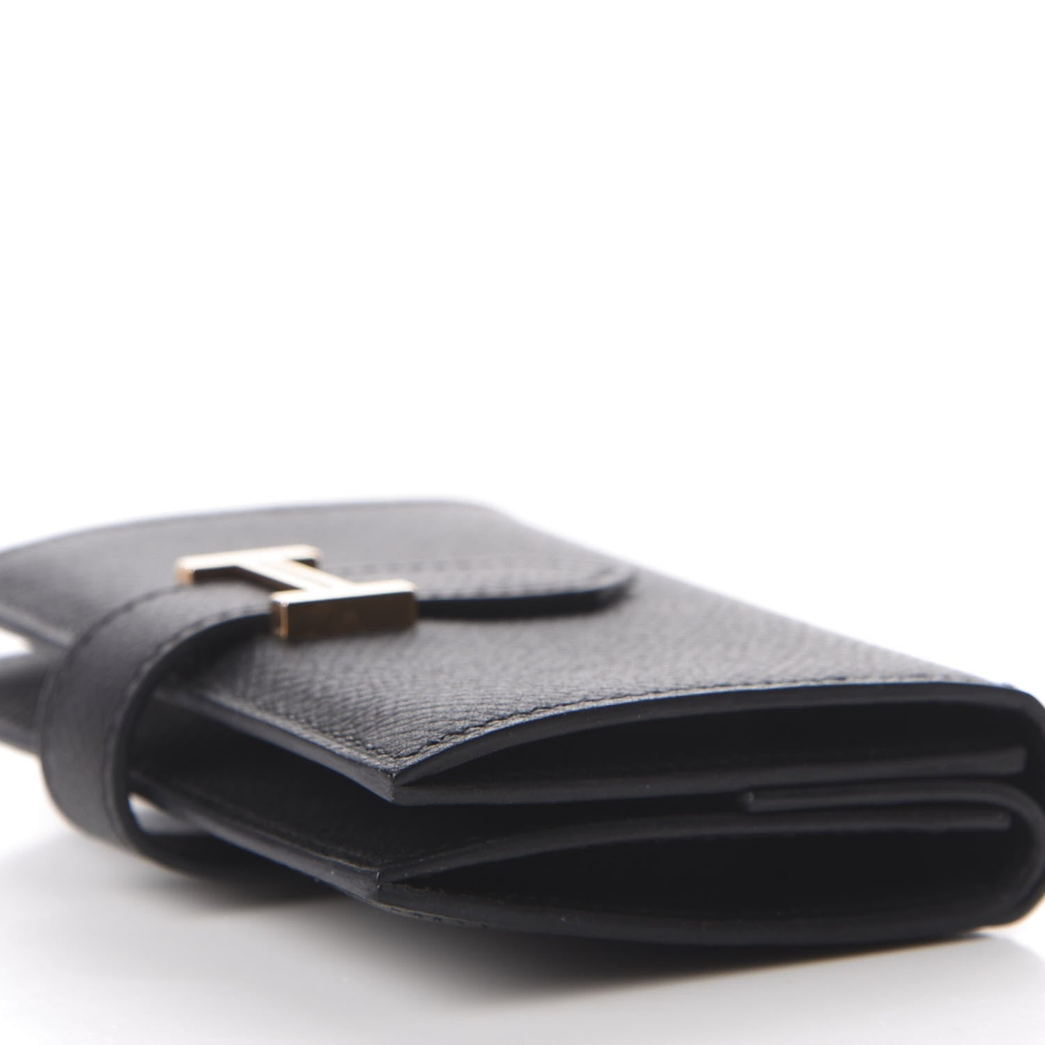 Hermes Epsom Mini Bearn Wallet Black 7 of 8