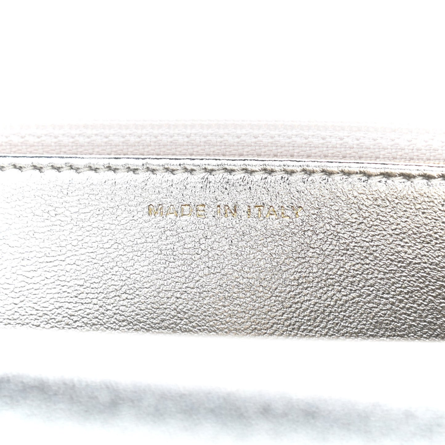 Gradient Metallic Lambskin Quilted Like A Wallet Wallet On Chain WOC Gold Pink