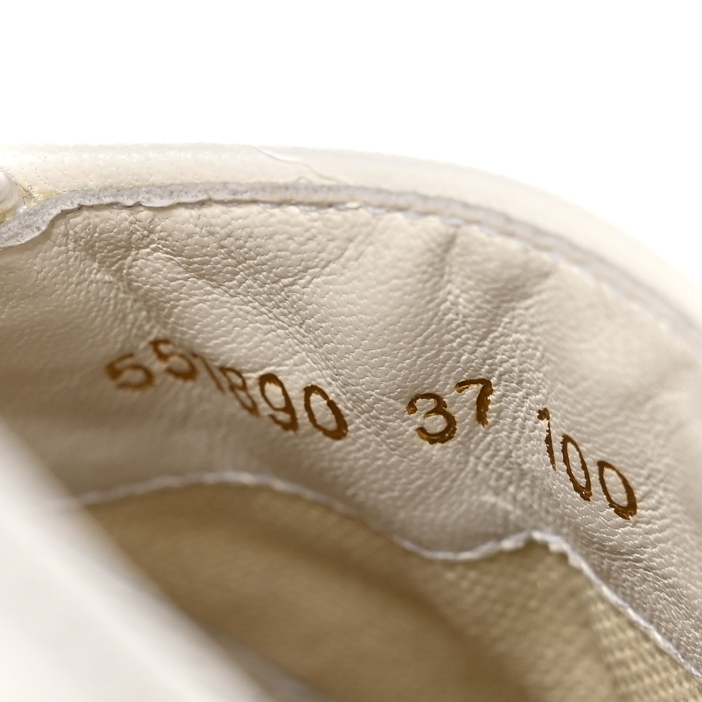 Nappa Matelasse GG Marmont Espadrilles 37 Great White