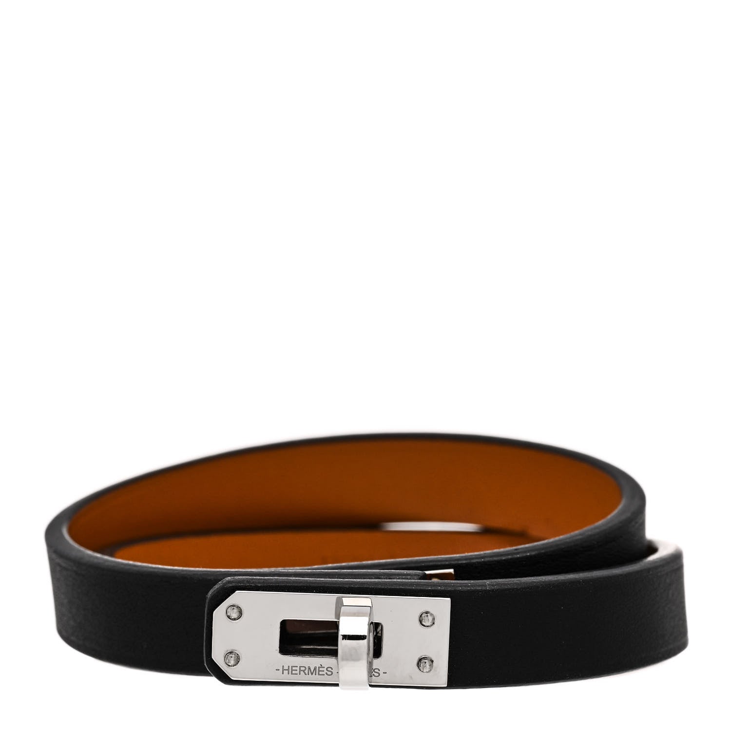 Hermes Swift Mini Kelly Double Tour Bracelet T2 Black 1 of 7