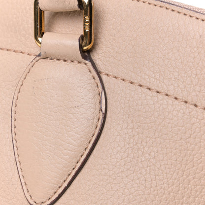 MCM Calfskin Tote Beige 9 of 12