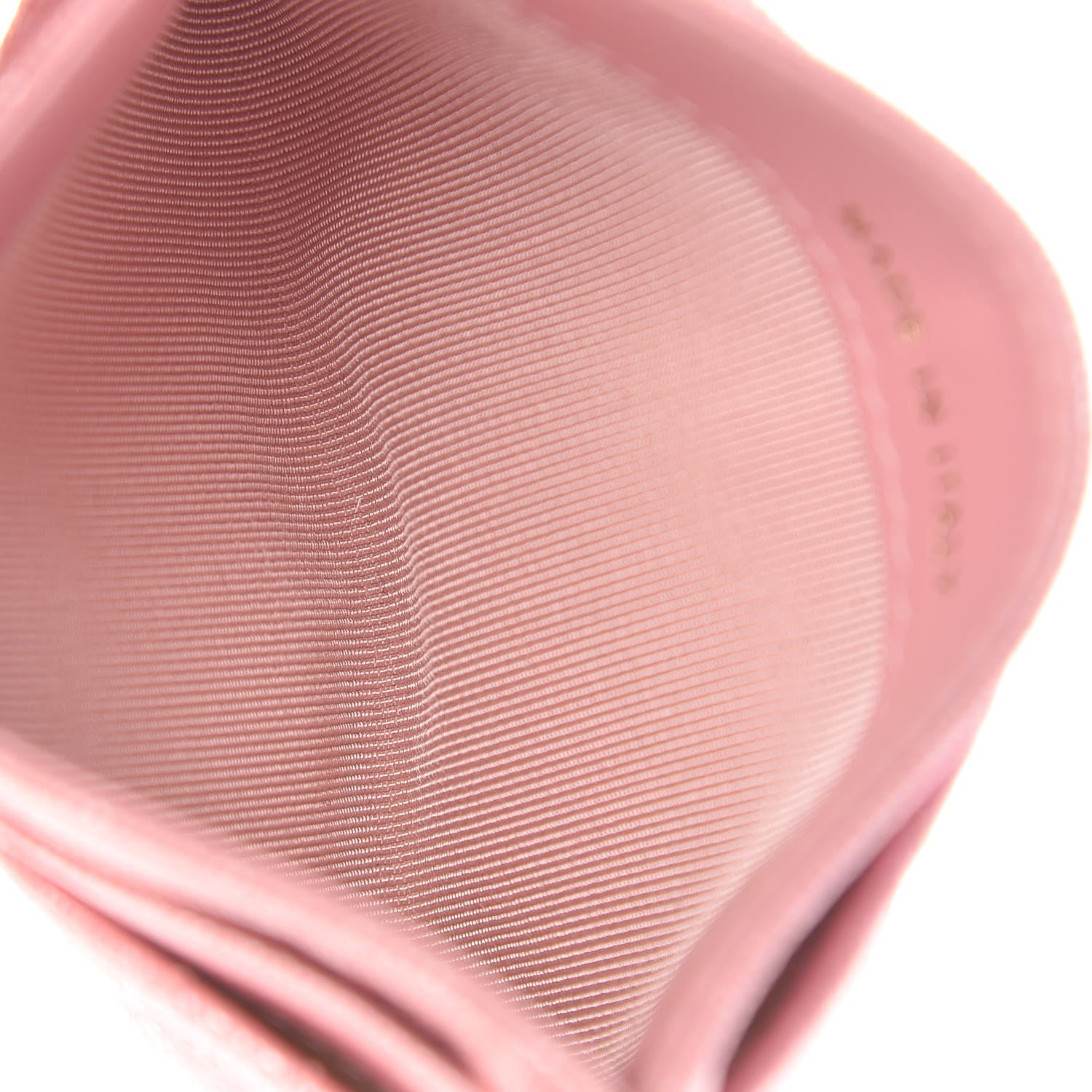 Chanel Iridescent Caviar Quilted Card Holder Rose Pink 5 of 9