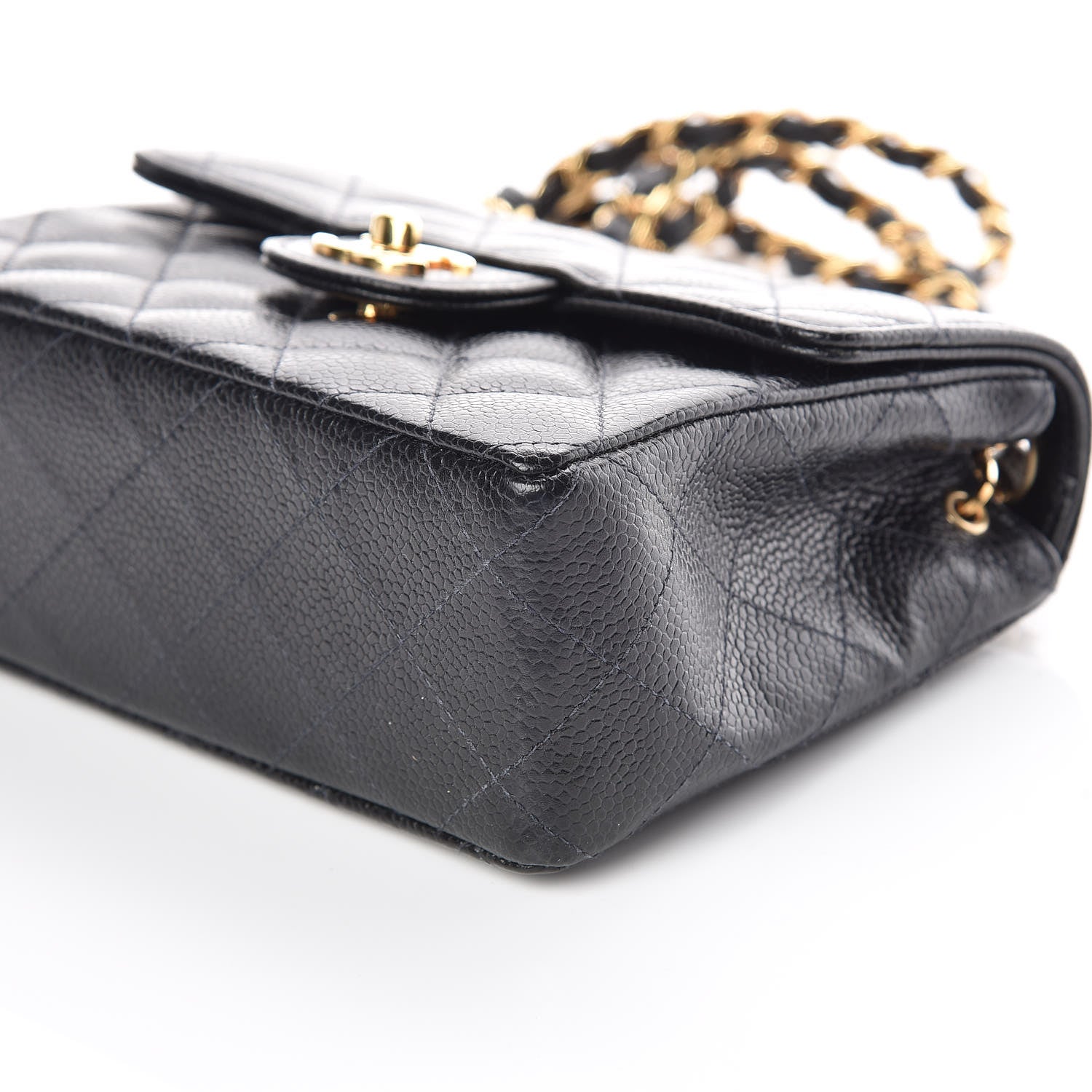 Chanel Caviar Quilted Mini Square Flap Black 9 of 9