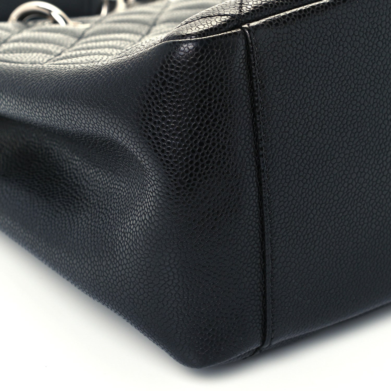 Chanel Caviar Quilted Grand Shopping Tote GST Black 9 of 10