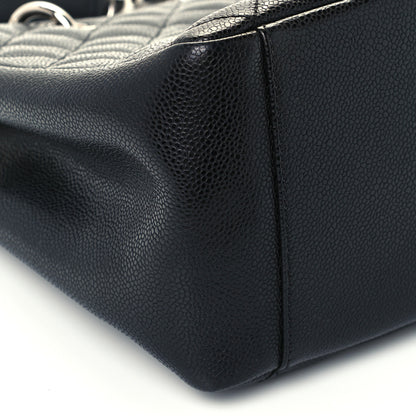Chanel Caviar Quilted Grand Shopping Tote GST Black 9 of 10
